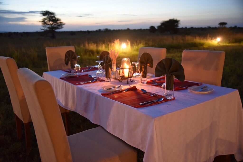 acacia-seronera-luxury Bush Dinning