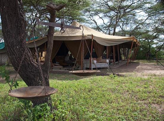 outside-the-mess-tent of Alex Walker’s Serian Migratory camp